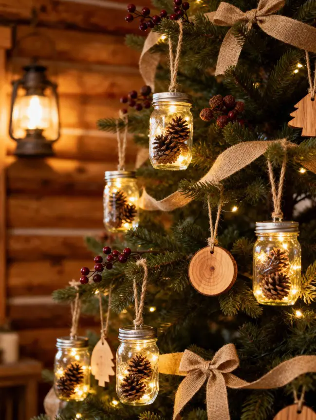 Rustic Christmas Tree Decoration Ideas