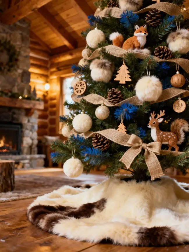 Rustic Christmas Tree Decoration Ideas