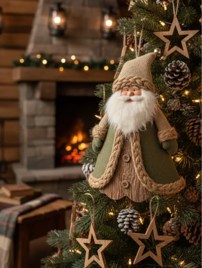 Rustic Christmas Tree Decoration Ideas