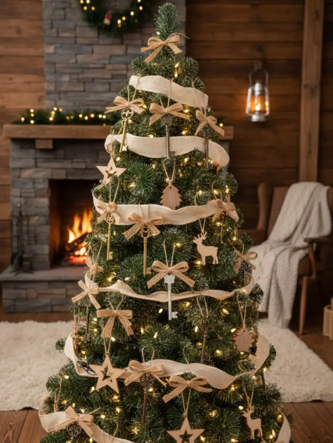 Rustic Christmas Tree Decoration Ideas