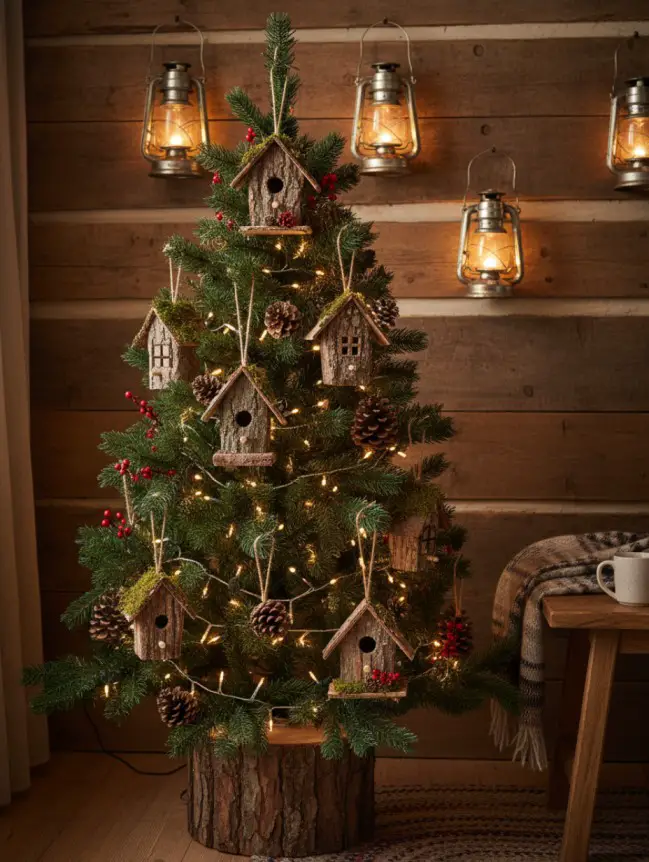 Rustic Christmas Tree Decoration Ideas