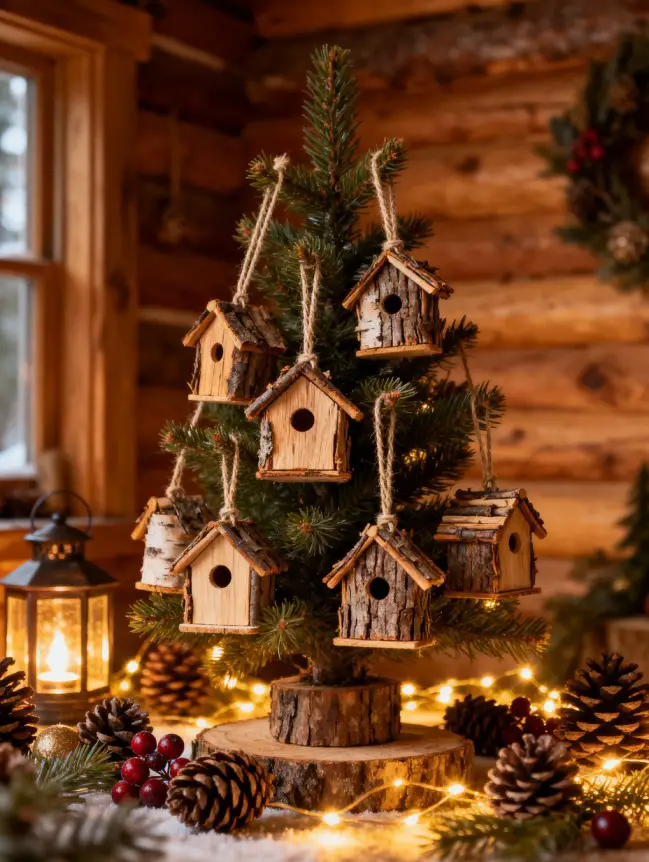 Rustic Christmas Tree Decoration Ideas