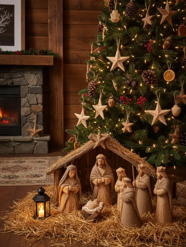 Rustic Christmas Tree Decoration Ideas