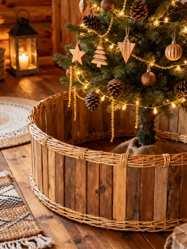 Rustic Christmas Tree Decoration Ideas