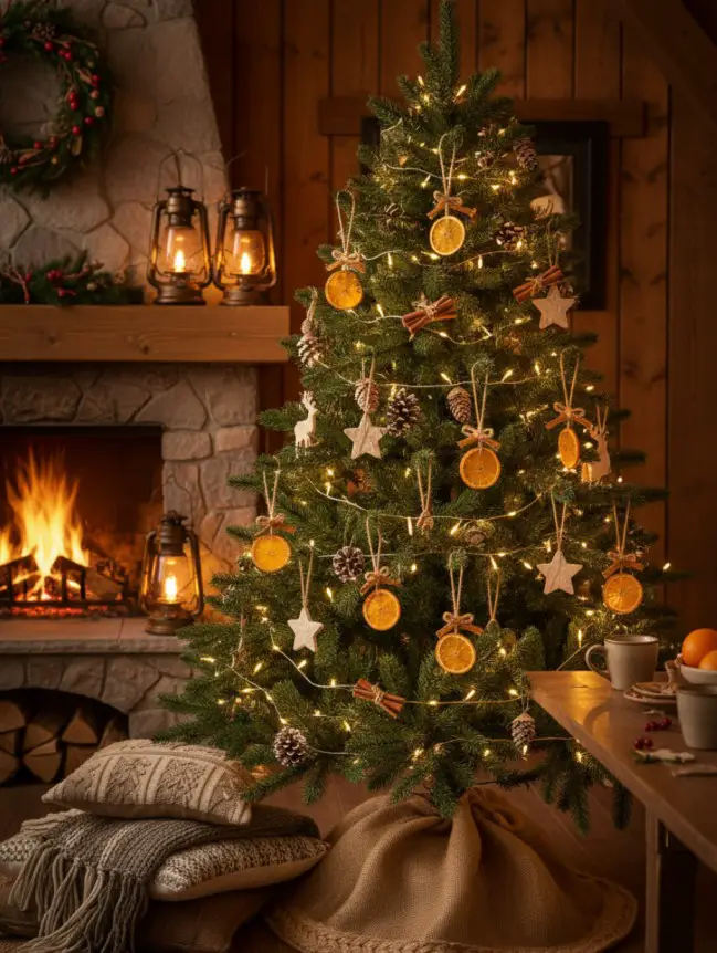Rustic Christmas Tree Decoration Ideas