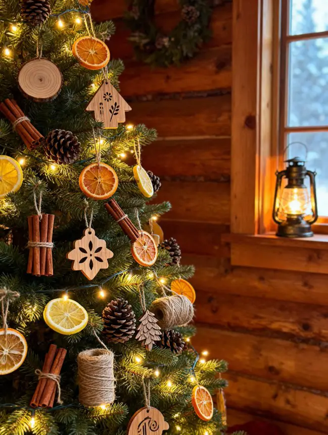 Rustic Christmas Tree Decoration Ideas