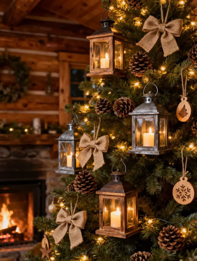 Rustic Christmas Tree Decoration Ideas