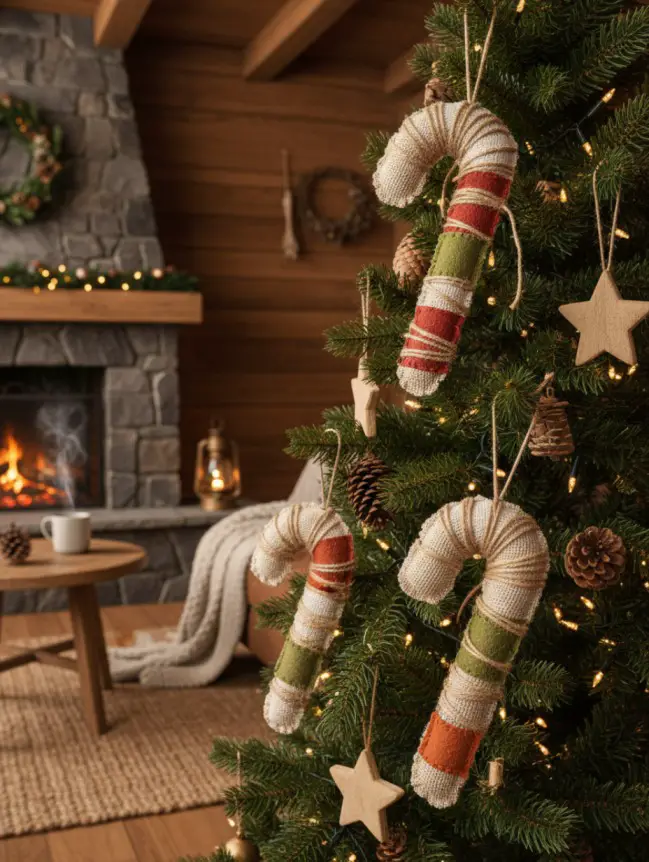 Rustic Christmas Tree Decoration Ideas