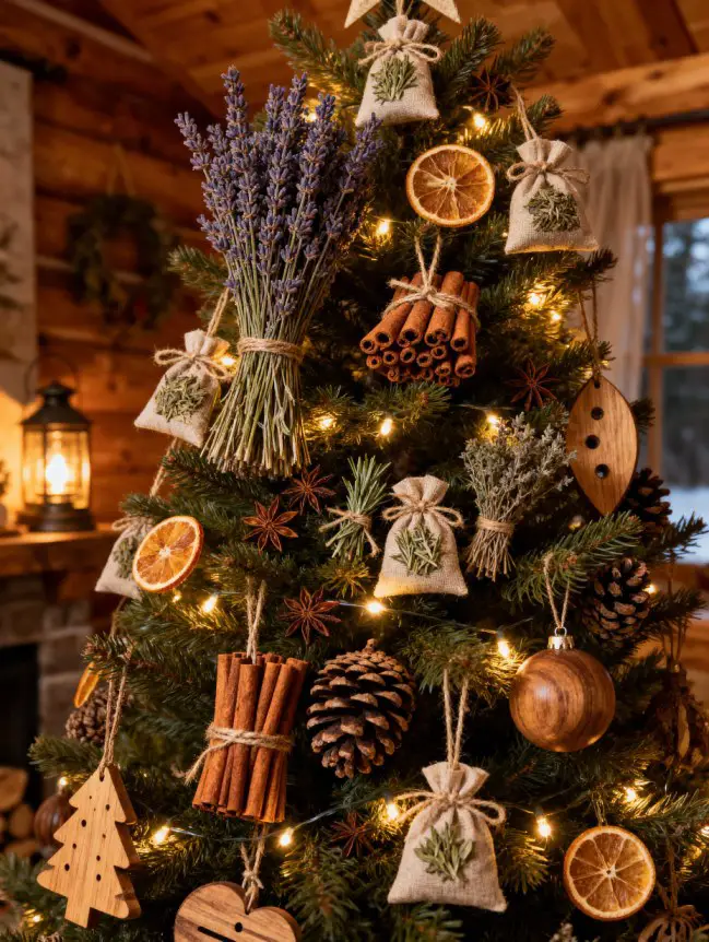 Rustic Christmas Tree Decoration Ideas
