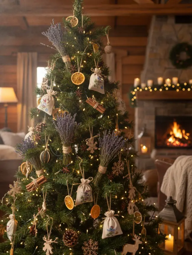 Rustic Christmas Tree Decoration Ideas
