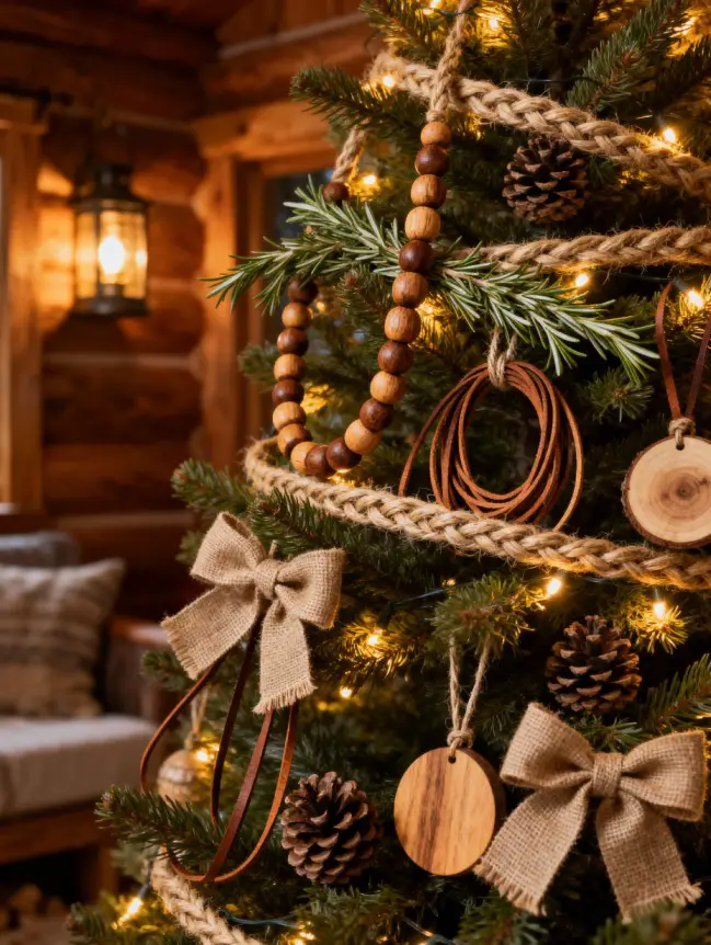 Rustic Christmas Tree Decoration Ideas