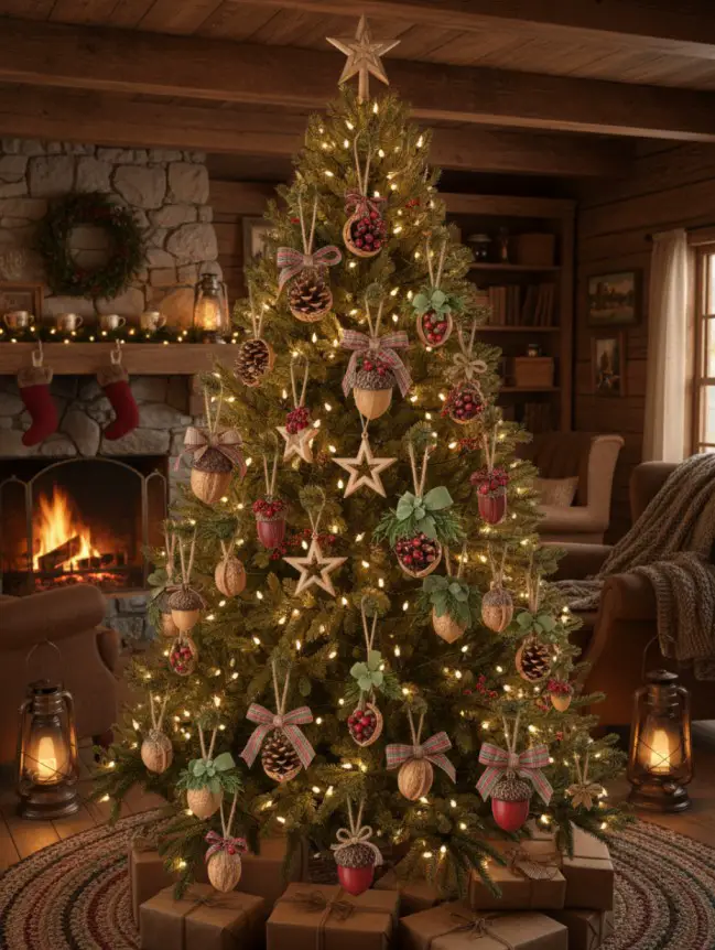 Rustic Christmas Tree Decoration Ideas