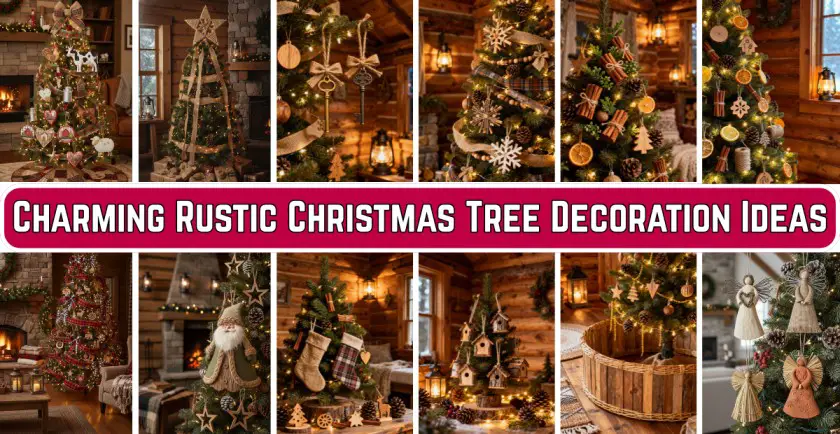 Rustic Christmas Tree Decoration Ideas