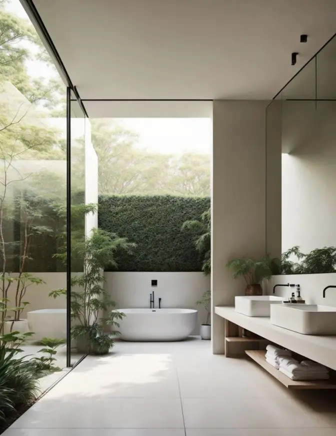 outdoor pool bathroom ideas