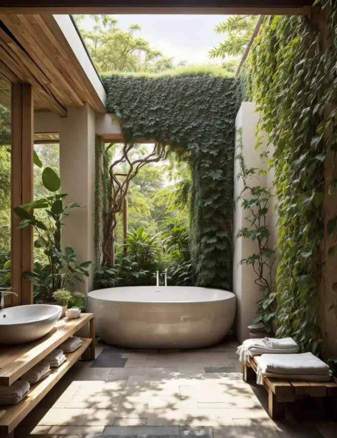 outdoor pool bathroom ideas