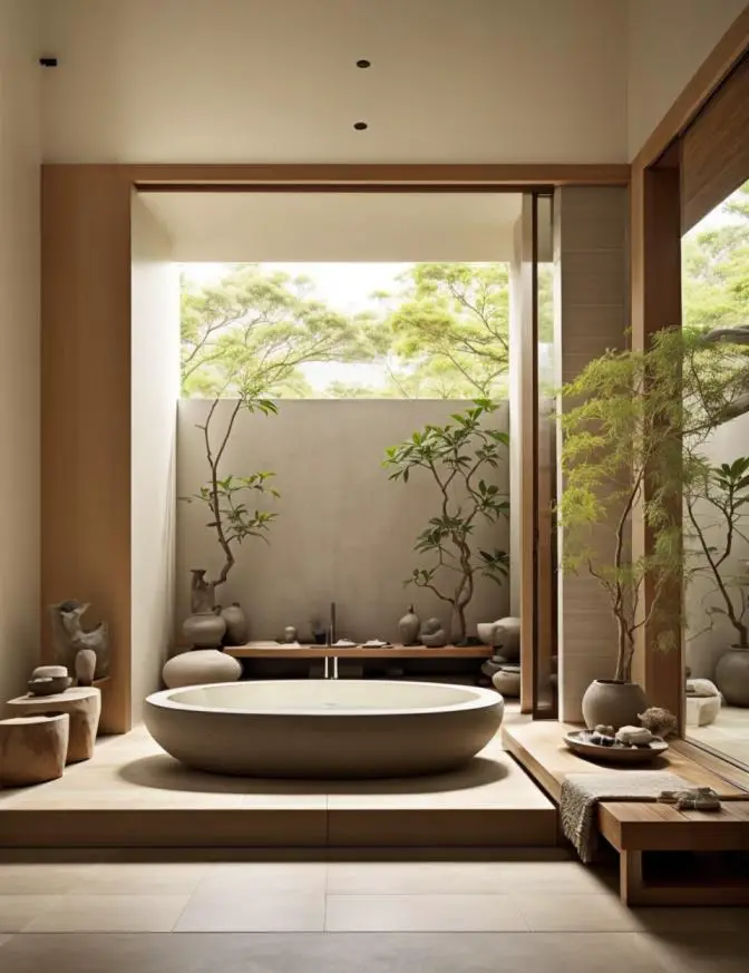 outdoor pool bathroom ideas