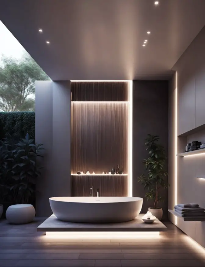 outdoor pool bathroom ideas