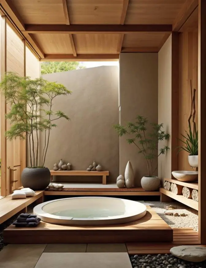 outdoor pool bathroom ideas