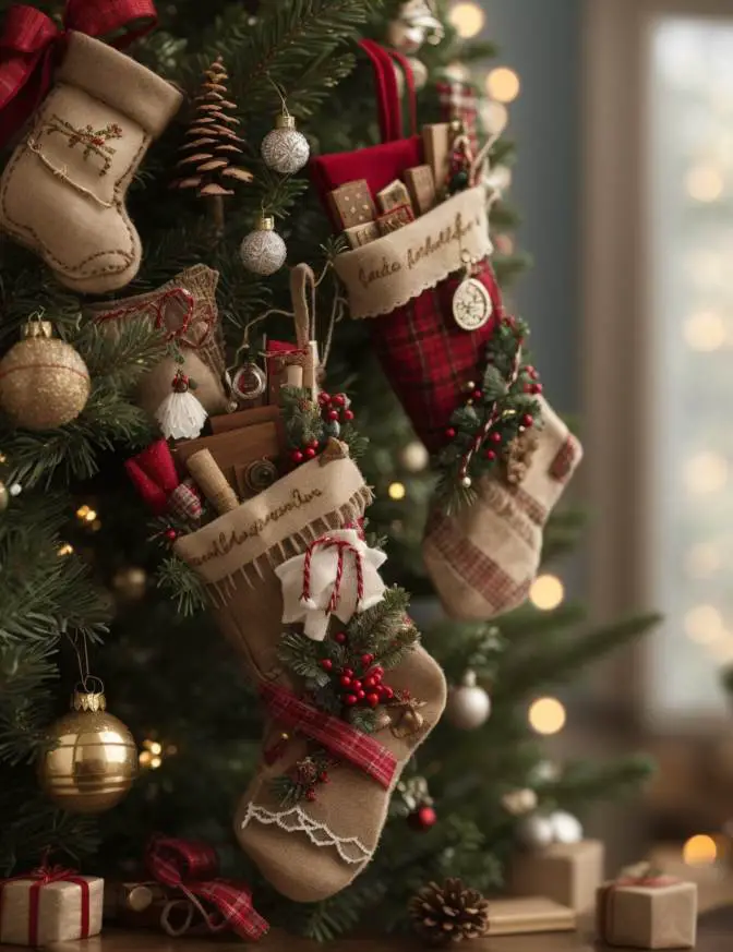 rustic christmas tree decoration ideas