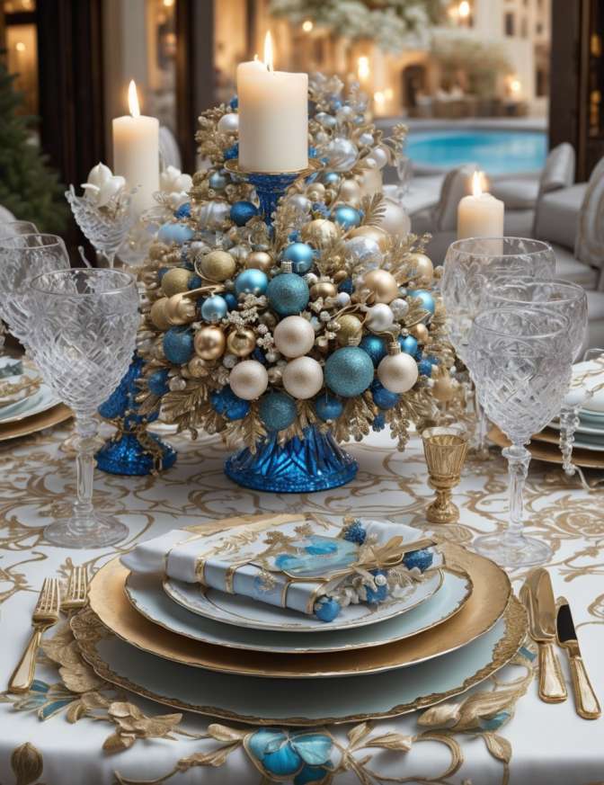 Australian Outdoor Christmas Table Setting Ideas