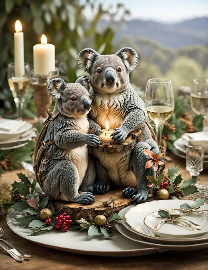 Australian Outdoor Christmas Table Setting Ideas