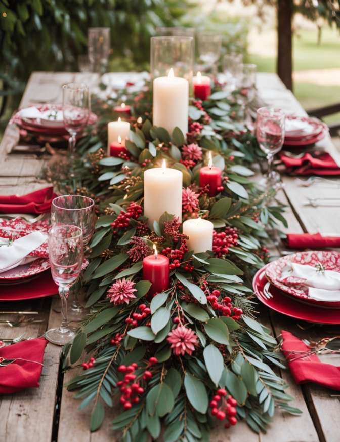 Australian Outdoor Christmas Table Setting Ideas