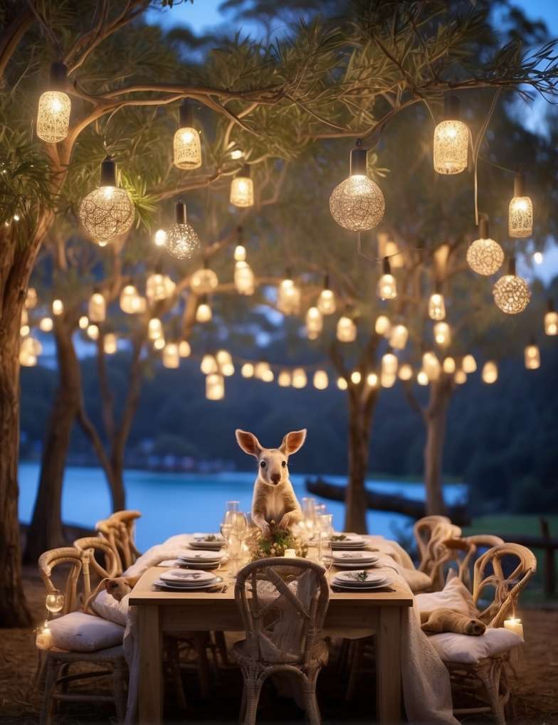 Australian Outdoor Christmas Table Setting Ideas