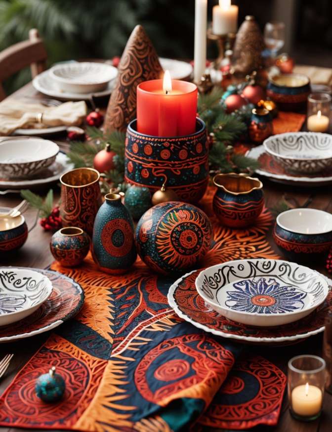 Australian Outdoor Christmas Table Setting Ideas