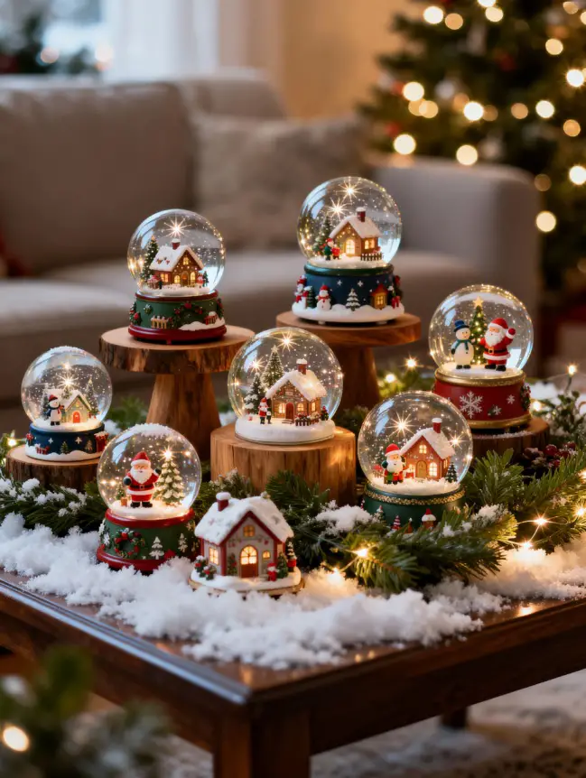 Christmas Decor Ideas for Your Sofa Table