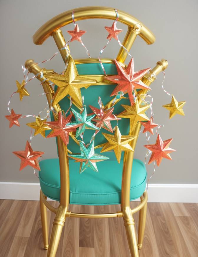 DIY Christmas Chair Decoration Ideas