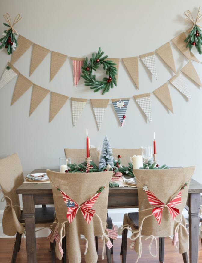 DIY Christmas Chair Decoration Ideas