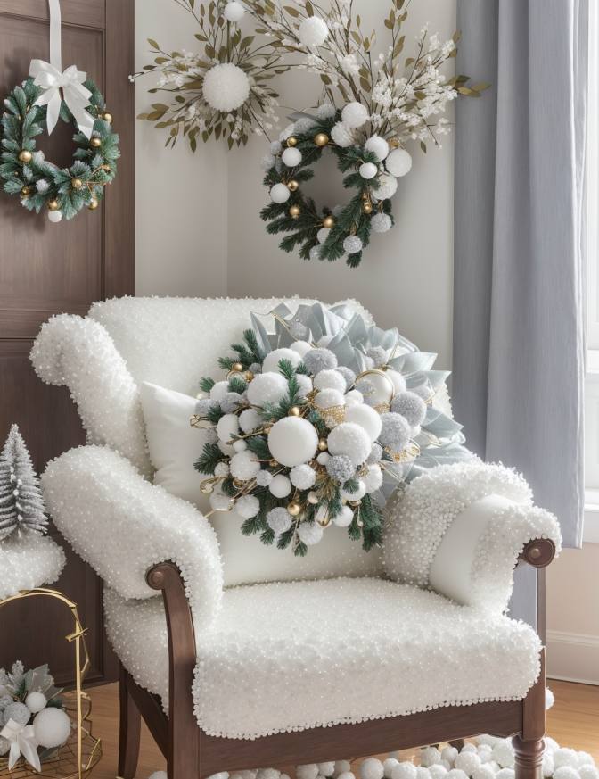 DIY Christmas Chair Decoration Ideas