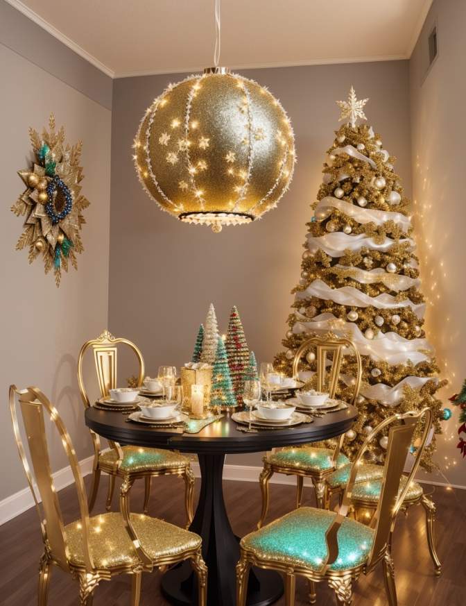 DIY Christmas Chair Decoration Ideas