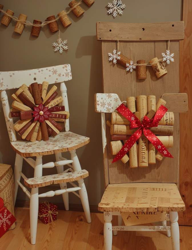 DIY Christmas Chair Decoration Ideas