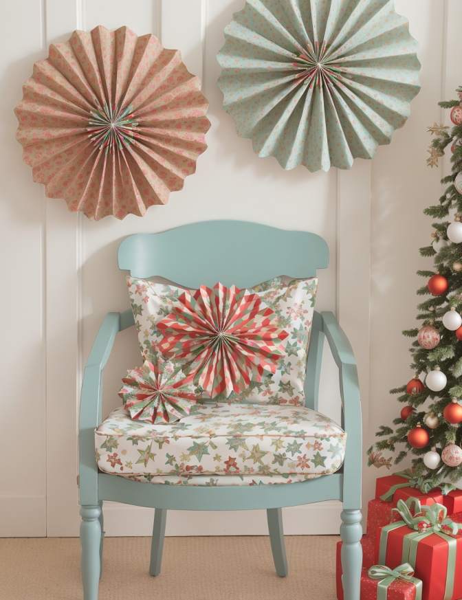 DIY Christmas Chair Decoration Ideas