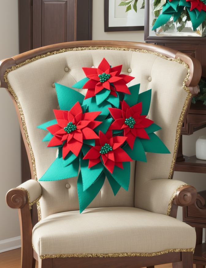 DIY Christmas Chair Decoration Ideas