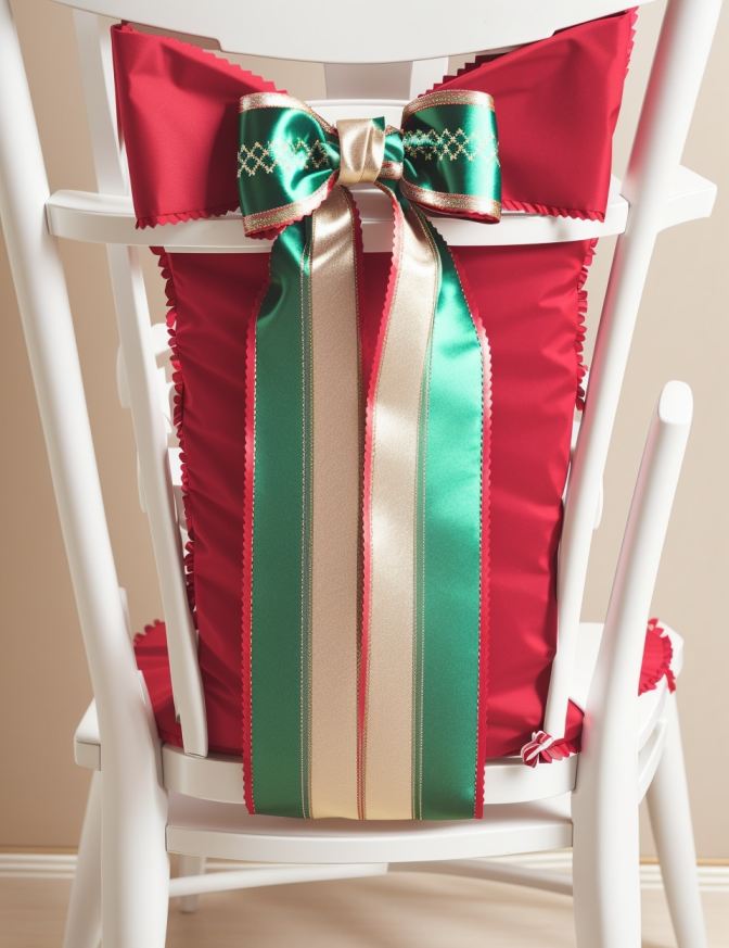 DIY Christmas Chair Decoration Ideas