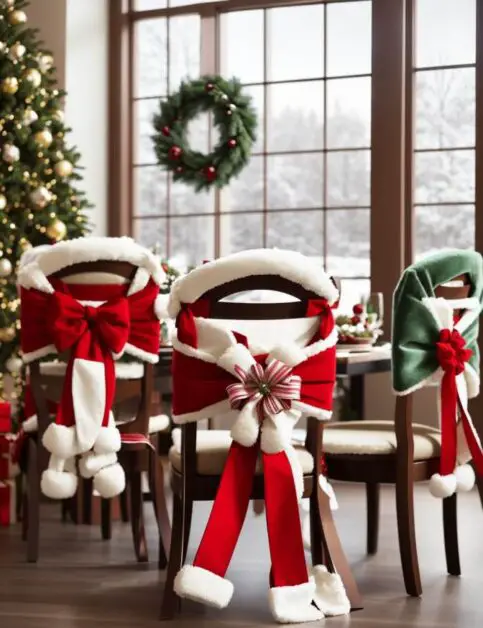 32 DIY Christmas Chair Decoration Ideas for 2023