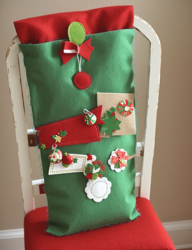 DIY Christmas Chair Decoration Ideas