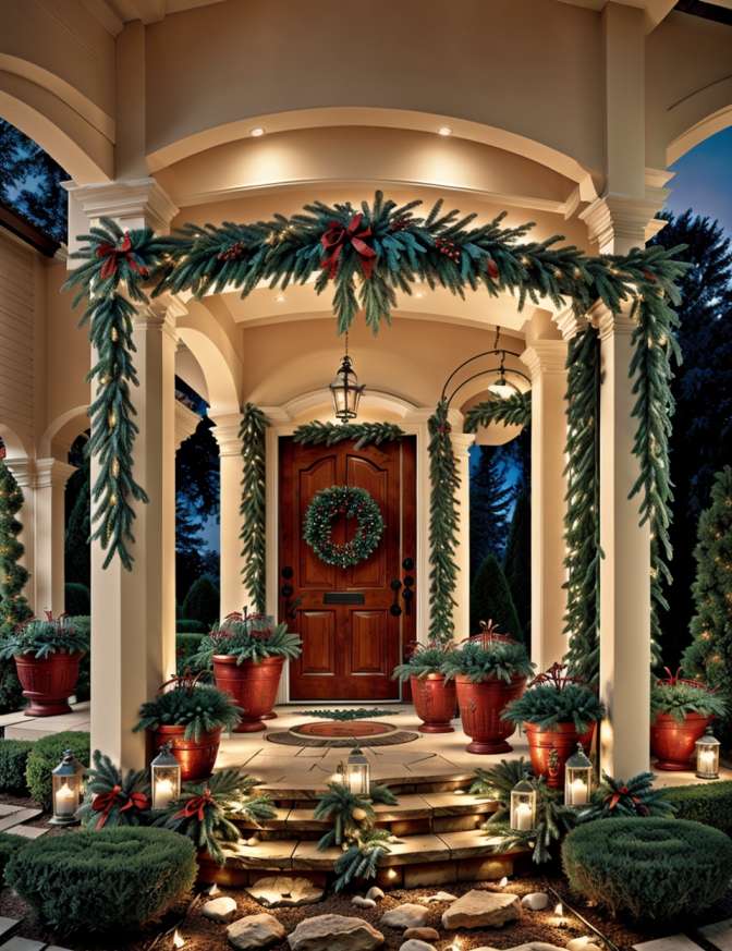 Outdoor Christmas Decoration Ideas for Garden