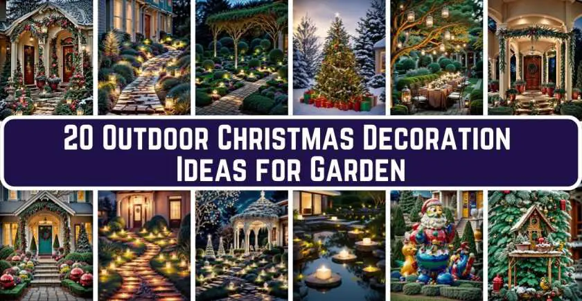 Outdoor Christmas Decoration Ideas for Garden