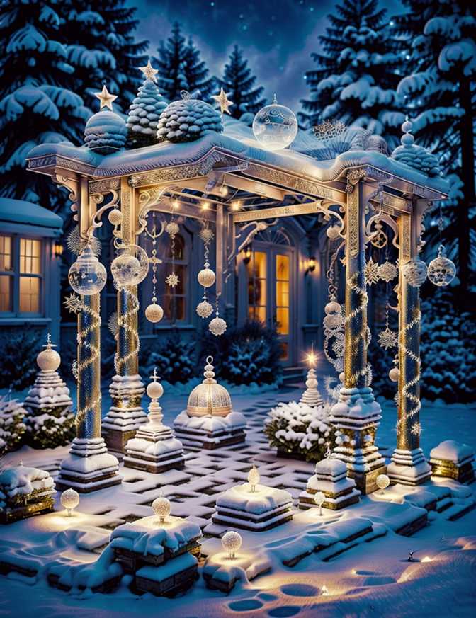 Outdoor Christmas Decoration Ideas for Garden