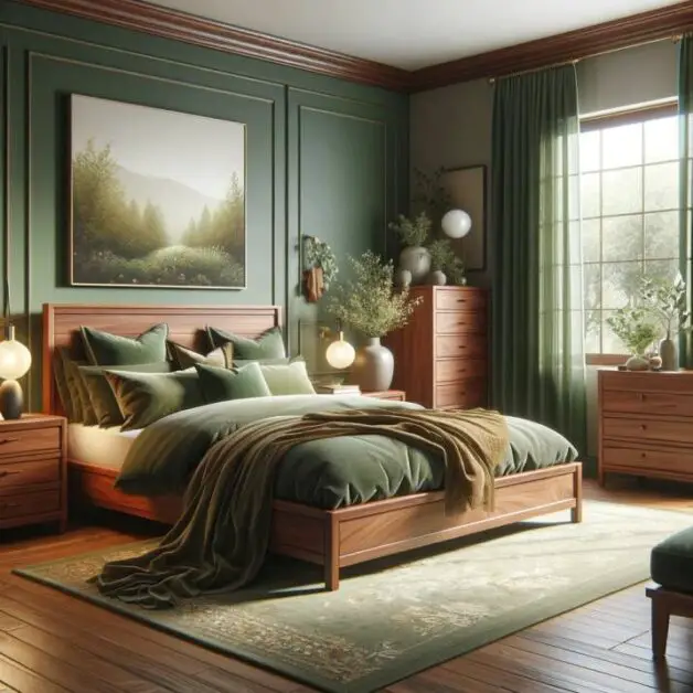Stunning Cherry Wood Bedroom Decorating Ideas