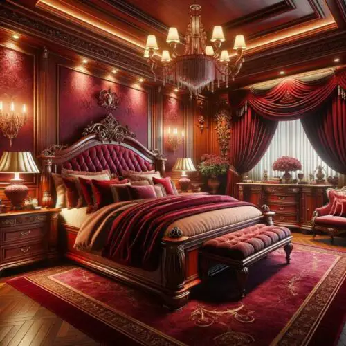 Stunning Cherry Wood Bedroom Decorating Ideas
