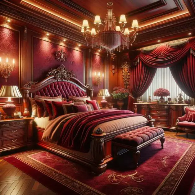 Stunning Cherry Wood Bedroom Decorating Ideas