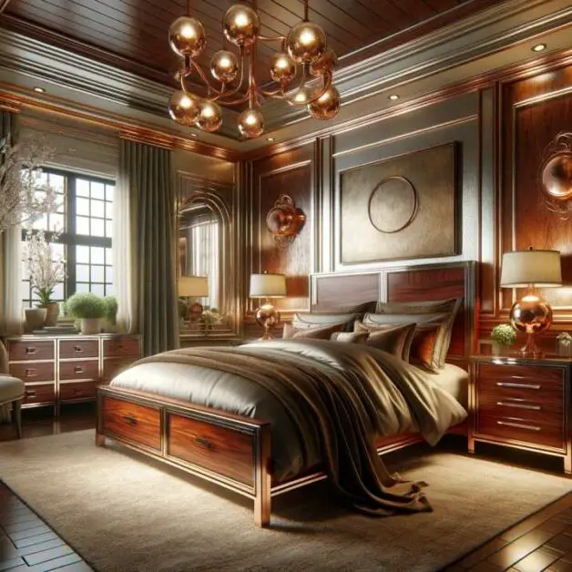 Stunning Cherry Wood Bedroom Decorating Ideas