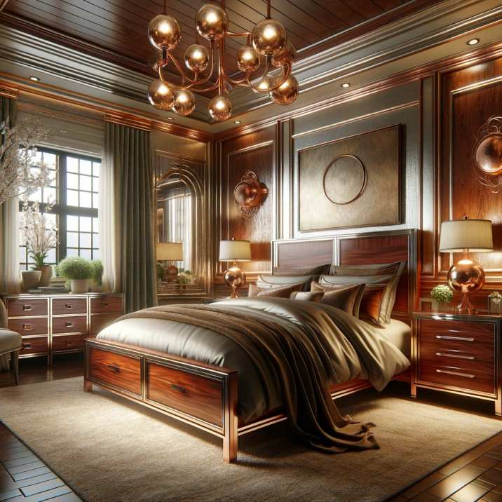 Cherry Wood Bedroom Decorating Ideas