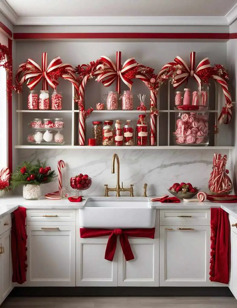 23 DIY Christmas Decor Ideas for Kitchen Cabinets in 2023