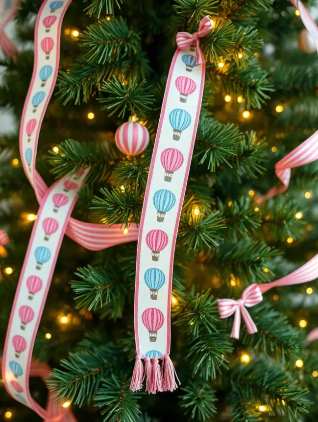 Hot Air Balloon Christmas Tree Decoration Ideas