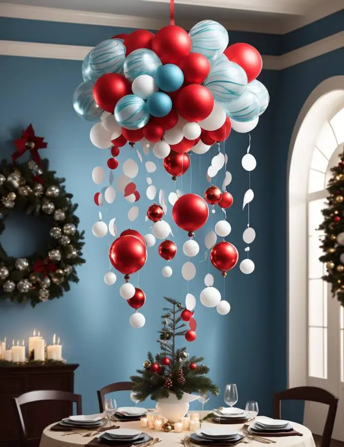 Hot Air Balloon Christmas Tree Decoration Ideas